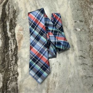 Blue Plaid Nautica Tie